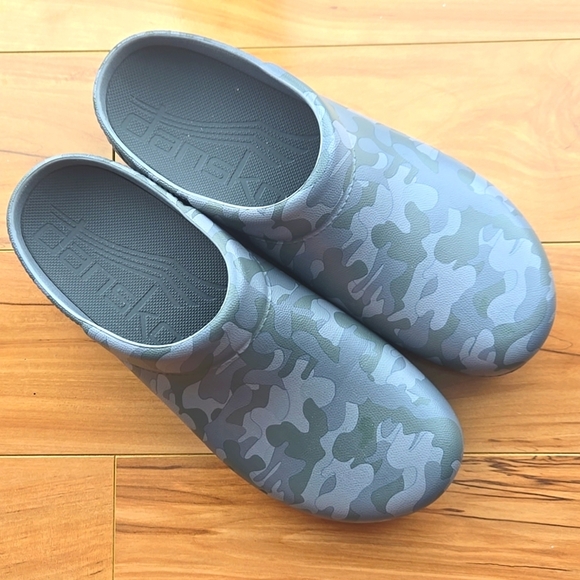 Damsko Kane Molded Eva Slip On Mule Gray Camo Size 42 - Picture 1 of 9